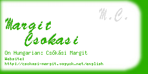 margit csokasi business card