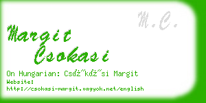 margit csokasi business card